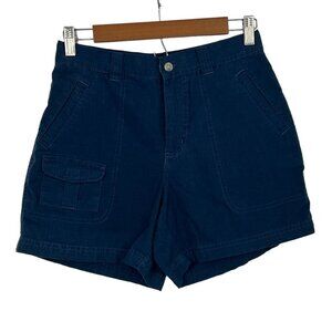 Columbia WOMEN'S SHORTS 5"‎ INSEAM COTTON NAVY BLUE SIZE 6